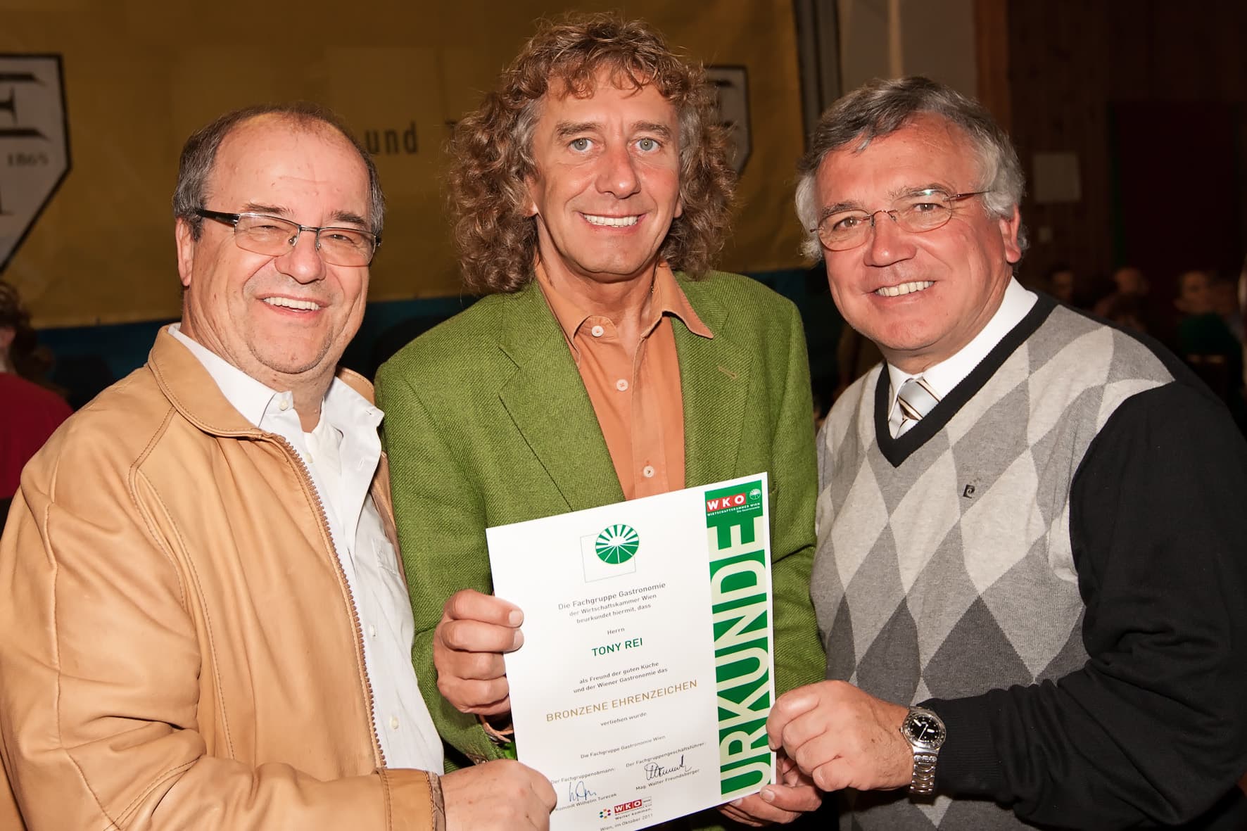 willi Turicek Tony Rei und Heinz Lehner
