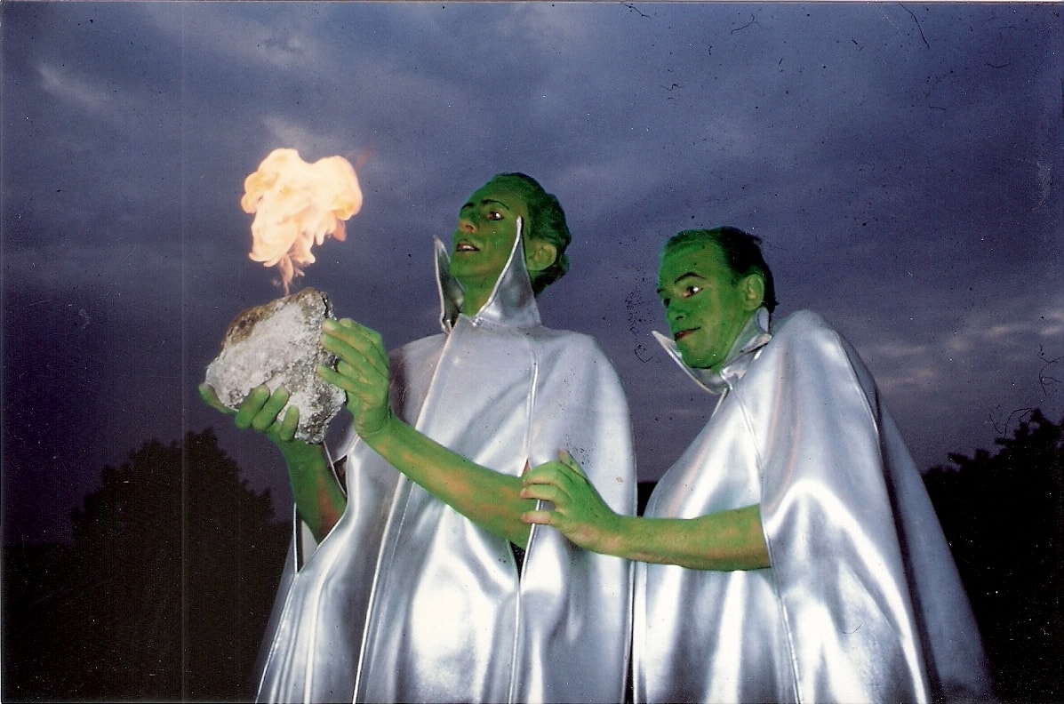 Tony Rei als gruenes Maennchen