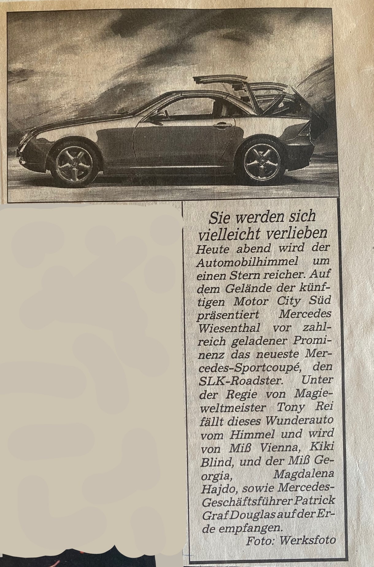 SLK Präsentation mit Tony Rei – Tony Rei praesentiert den neuen SLK