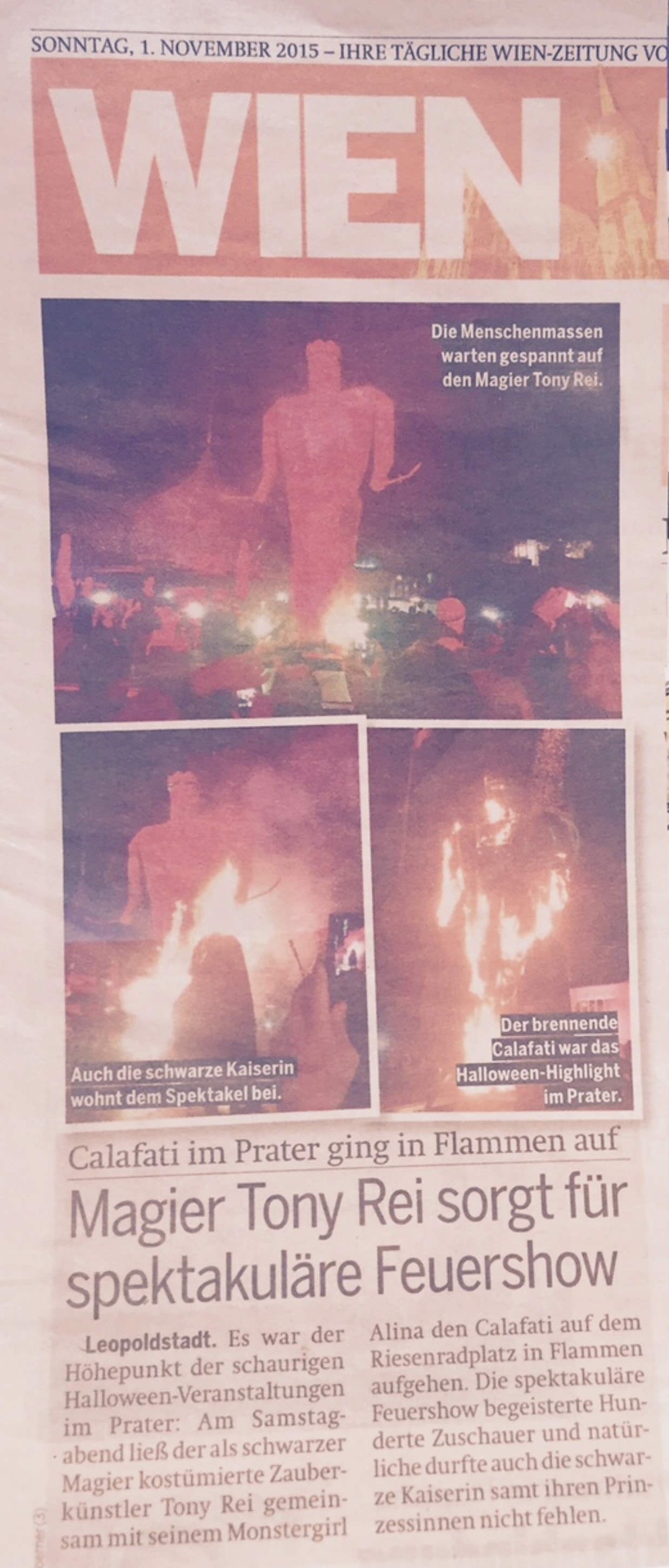 Tony Reis burning califati