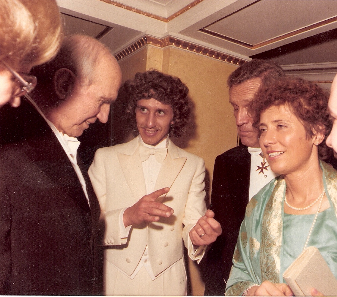 Tony Rei am Opernball bei Bundespräsident Dr. Rudolf Kirchschläger