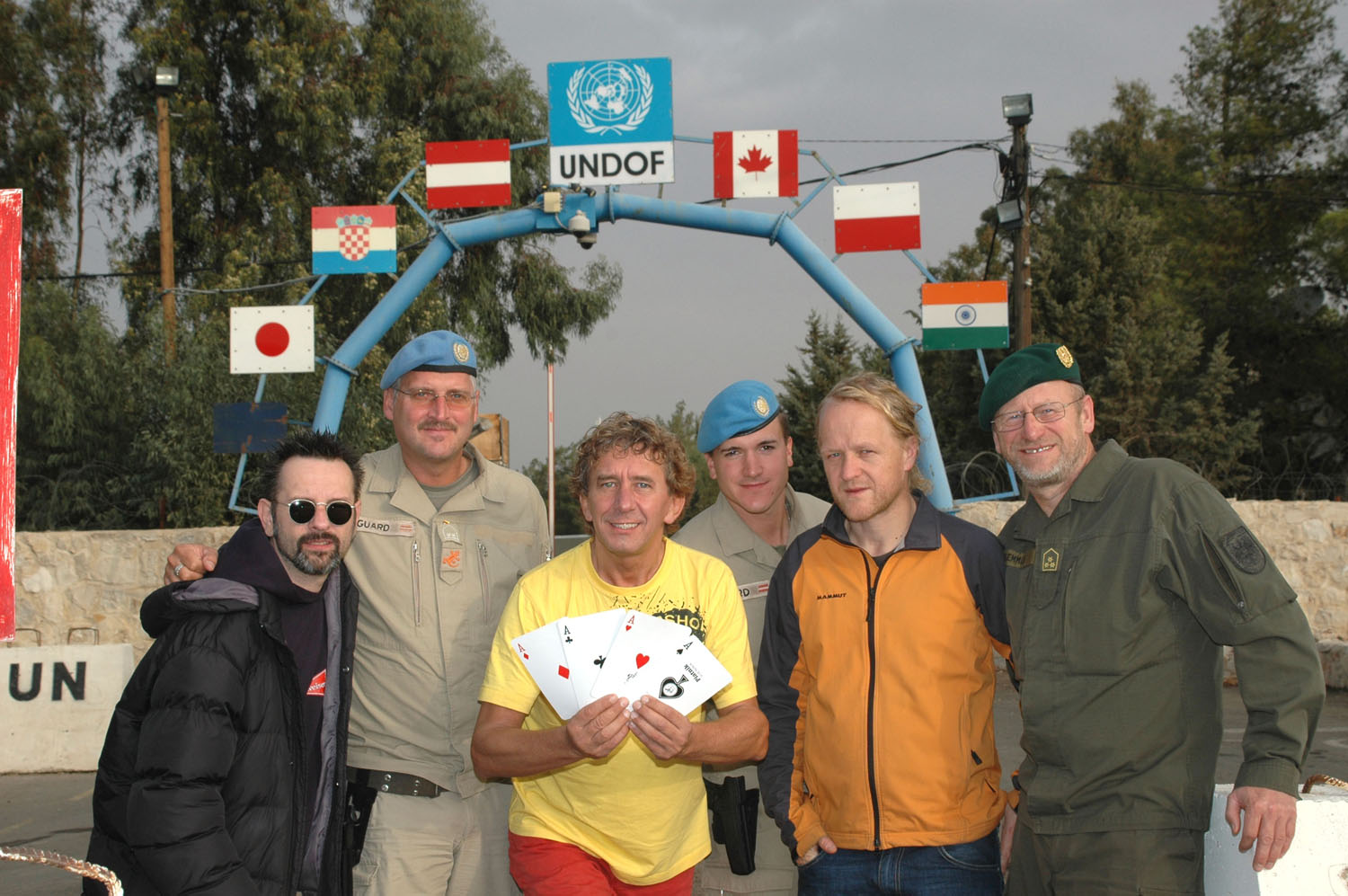 Tony Rei auf den Golanhöhen bei UNDOF