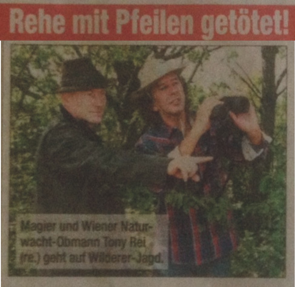 Tony Rei und Harry Strunz Wr. Naturwacht