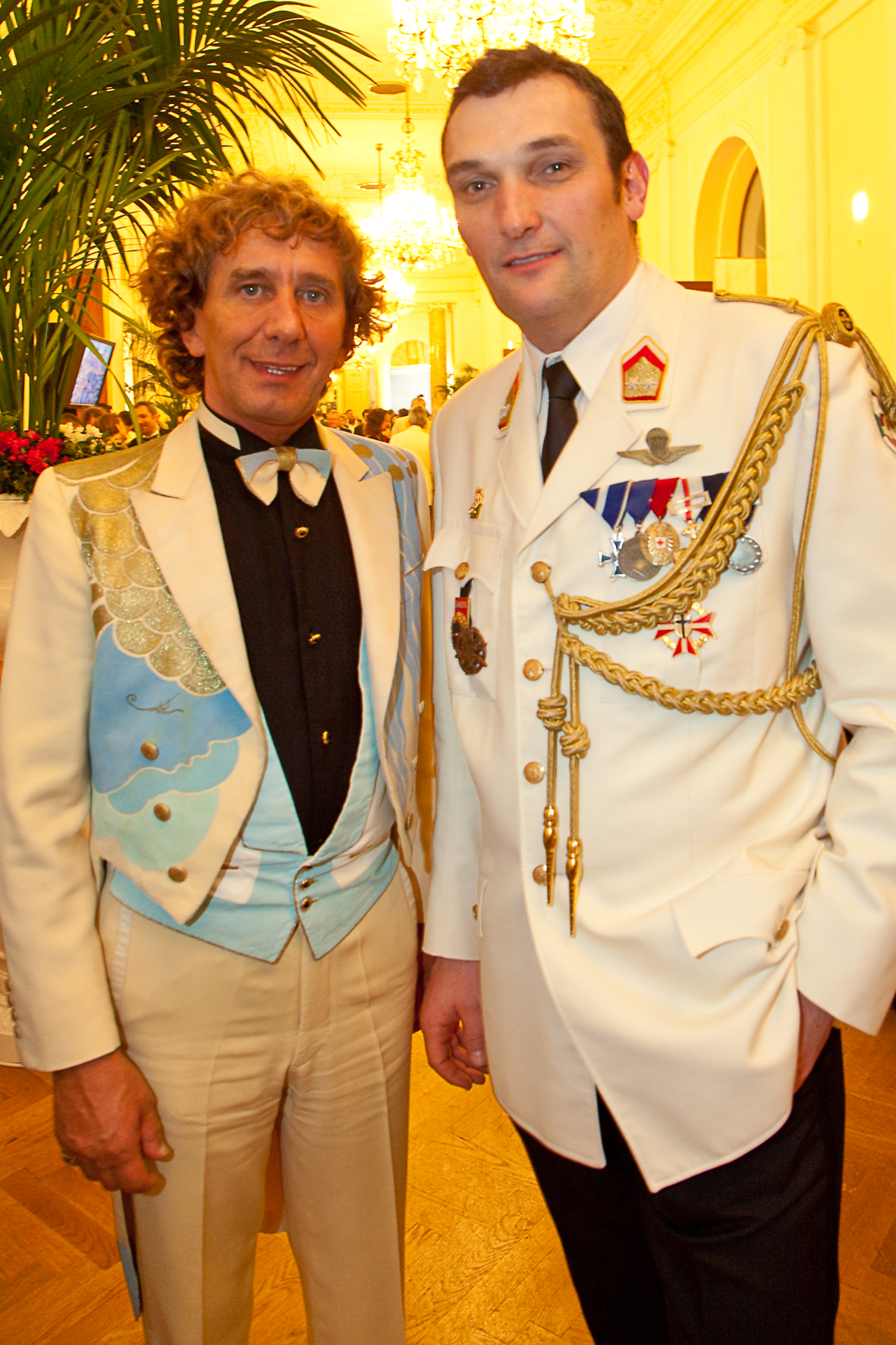 Tony Rei und Major Stefan Kirchebner
