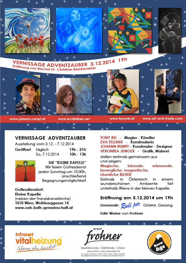 tony rei vernissage in der kl. Kapelle