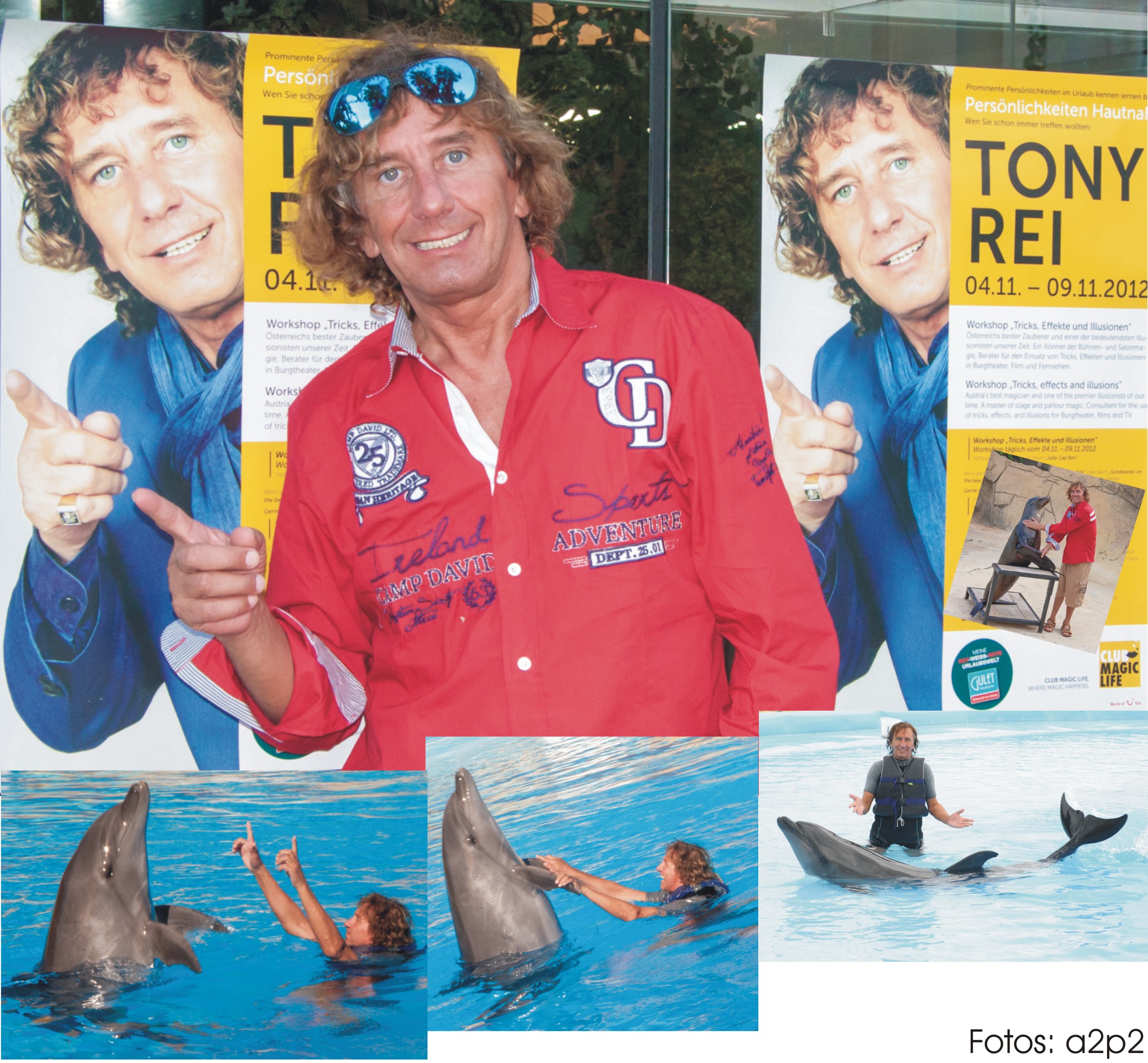 2012: Tony Rei zaubert mit Sandy