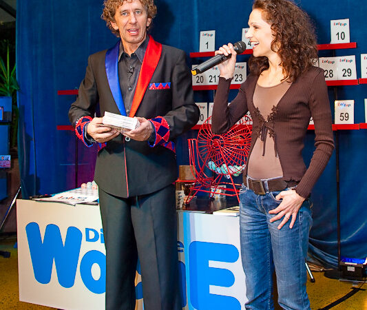 Tony Rei bei der LOTTOP Spieleshow